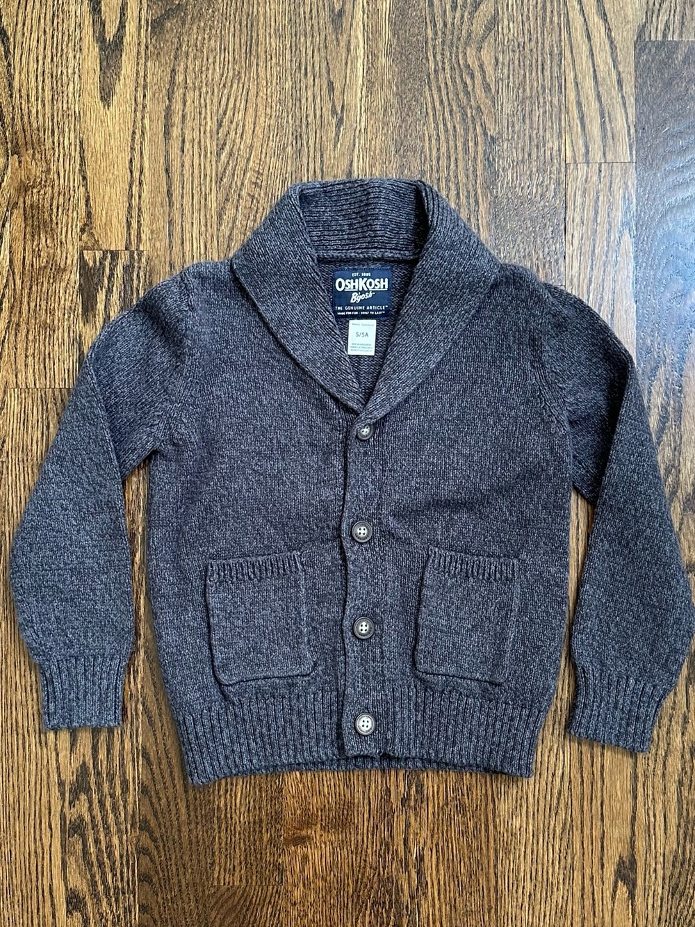 Oshkosh Shawl Collar Sweater